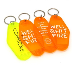 Custom motel keychain