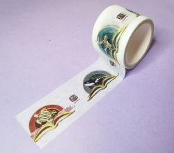 Gold foil washi tape