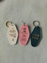 Custom motel keychain